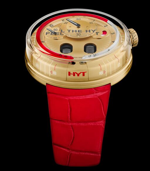 Buy Fake HYT H0 FEEL THE HYT Edition 048-GD-95-RF-CR watch Buy Fake HYT H0 FEEL THE HYT Edition 048-GD-95-RF-CR watch